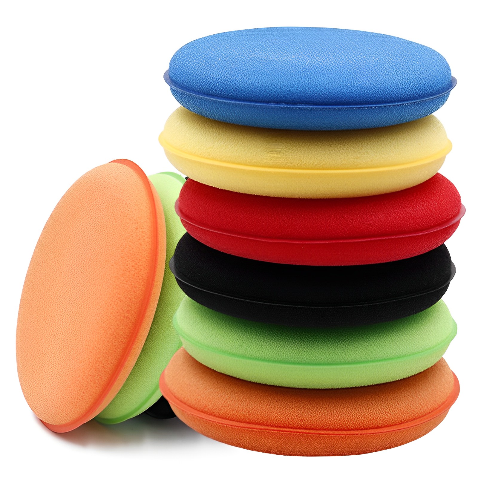 Wax Applicator Pad - 10Pcs Car Round Waxing Polish Foam