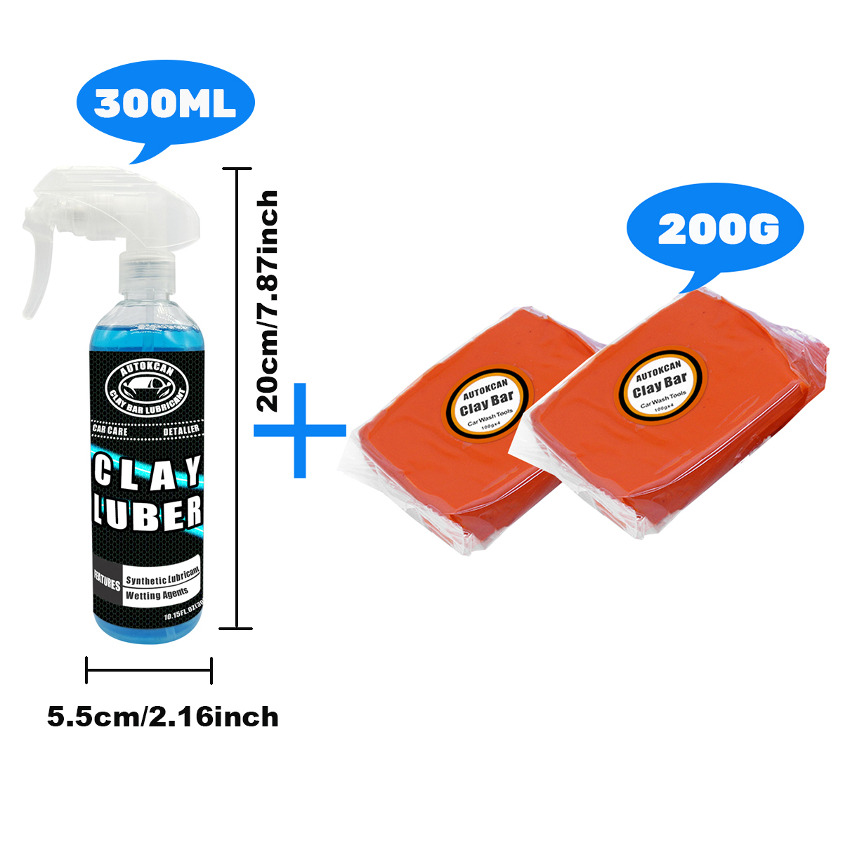 200G Car Clay Bar And 300ml Ma - đánh giá và giá Clay Bar Lubricant