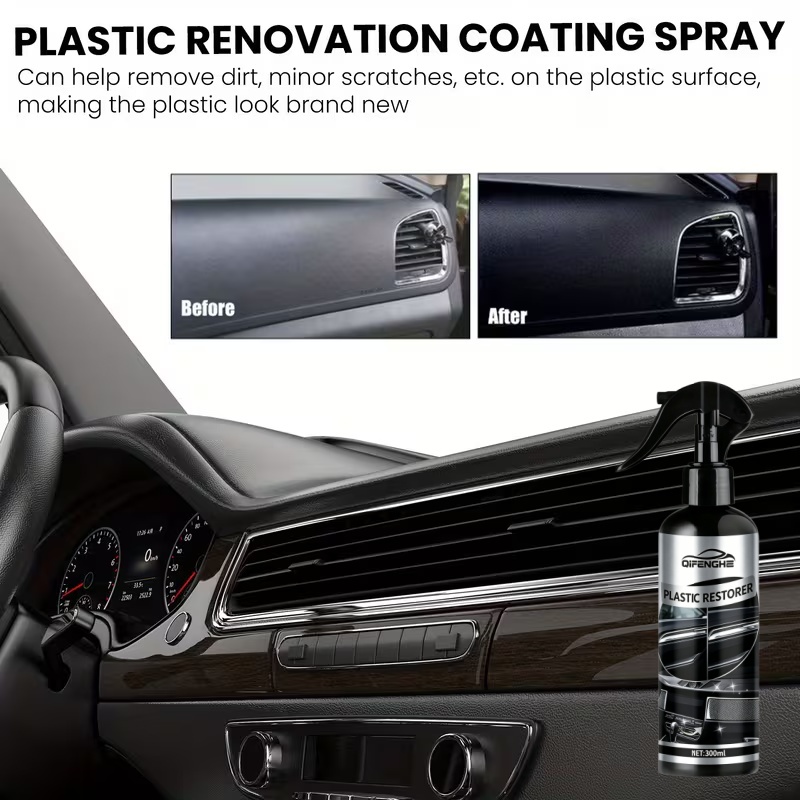 300ml Long-Lasting Plastic Res - đánh giá và giá Trim Restorer Plastic