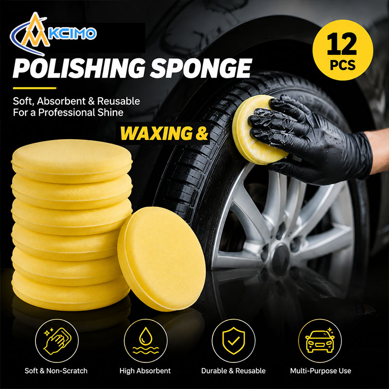 12Pcs Car Waxing Sponge Round  - đánh giá và giá Wax Applicator Pad